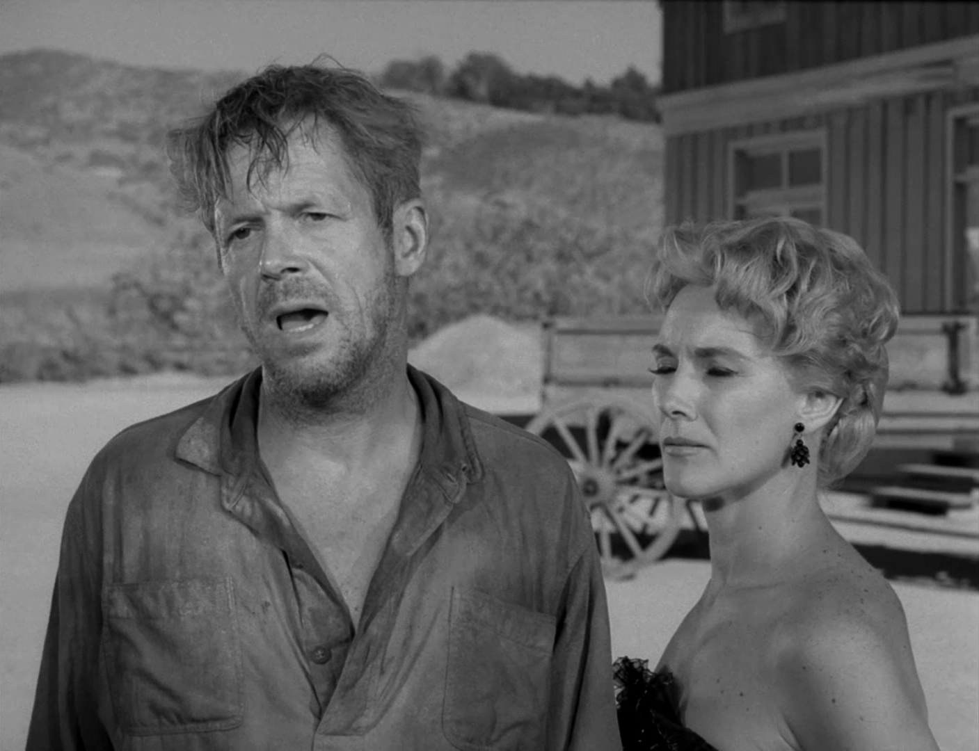 Dan Duryea and Jeanne Cooper from Mr. Denton on Doomsday