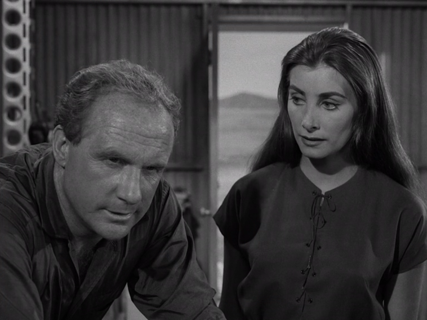 Jack Warden and Jean Marsh from Twilight Zone "The Lonely"