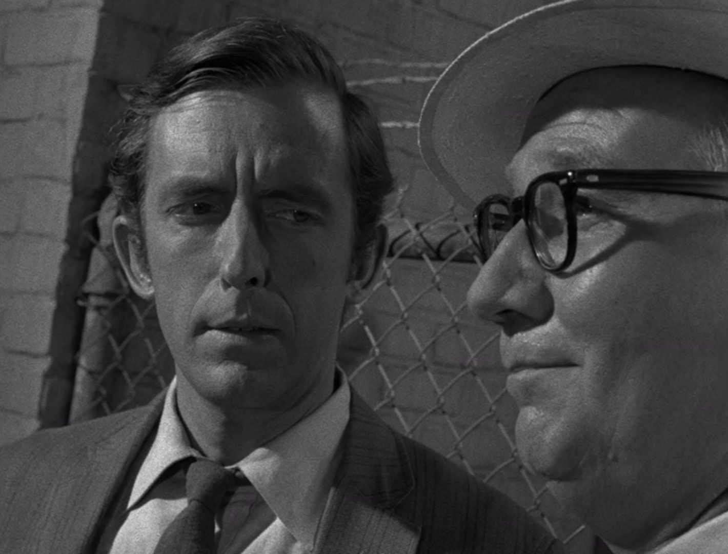 Fritz Weaver as William Sturka and Edward Andrews as Carling from "Third from the Sun"