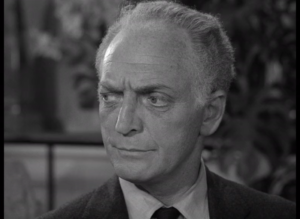 Everett Sloane plays Franklin Gibbs in the Twilight Zone episode "The Fever"