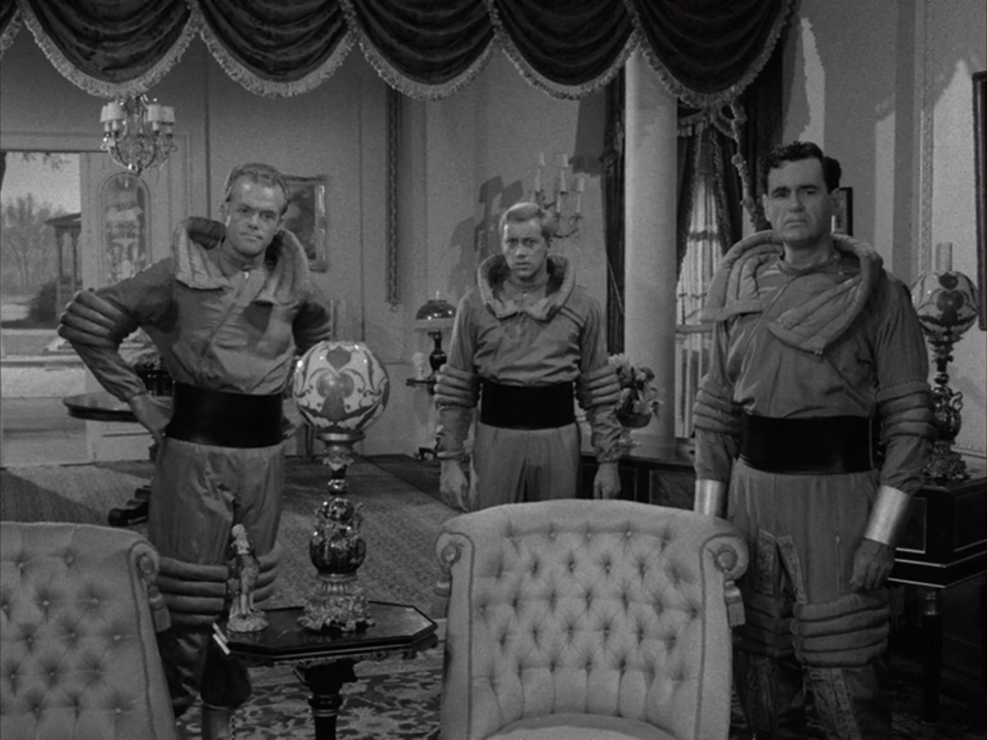 the three astronauts from Twilight Zone episode "Elegy"