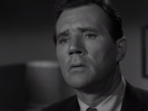 Howard Duff from as Arthur Curtis/Gerald Raigain, from the Twilight Zone episode "A World of Difference"
