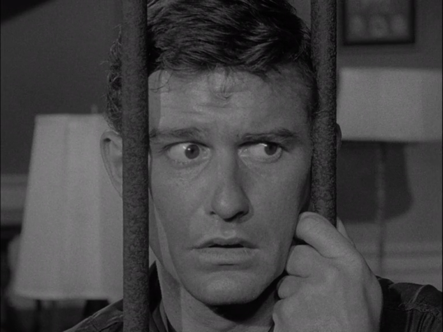 Roddy McDowall as Sam Conrad from the Twilight Zone episode "People are Alike All Over"