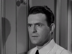 Larry Blyden as Rocky Valentine from the Twilight Zone's "A Nice Place to Visit."