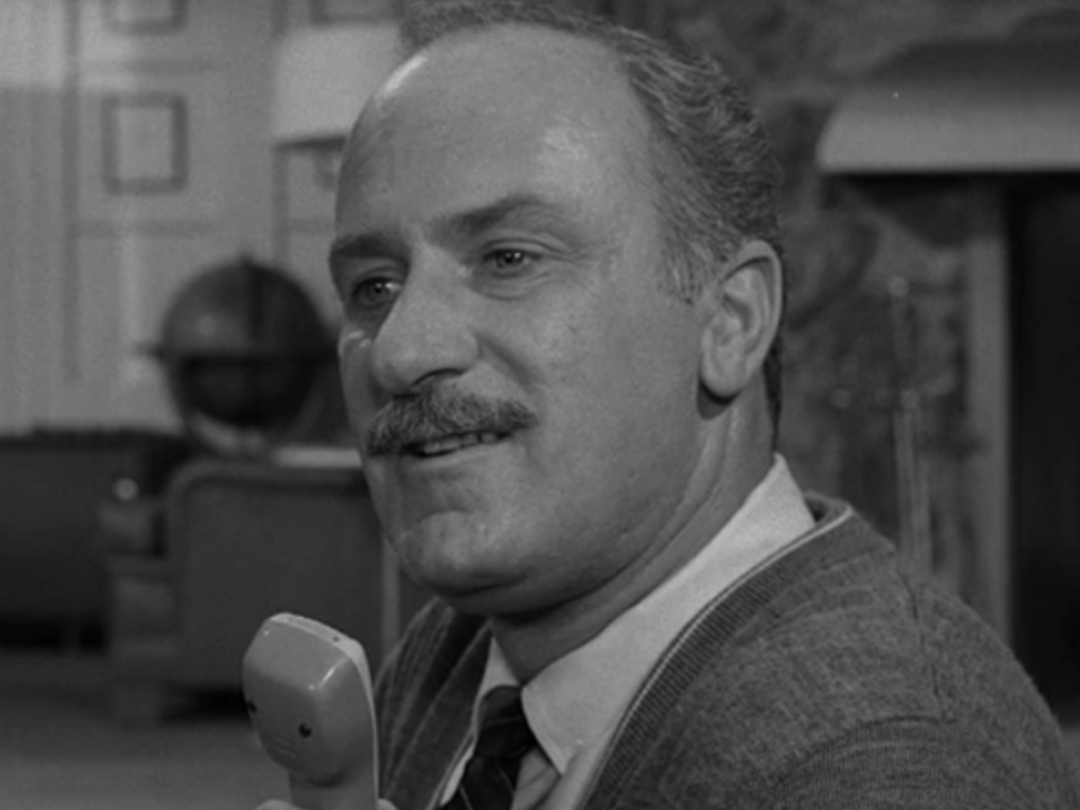 Keenan Wynn as Gregory West from the Twilight Zone episode "A World of His Own"