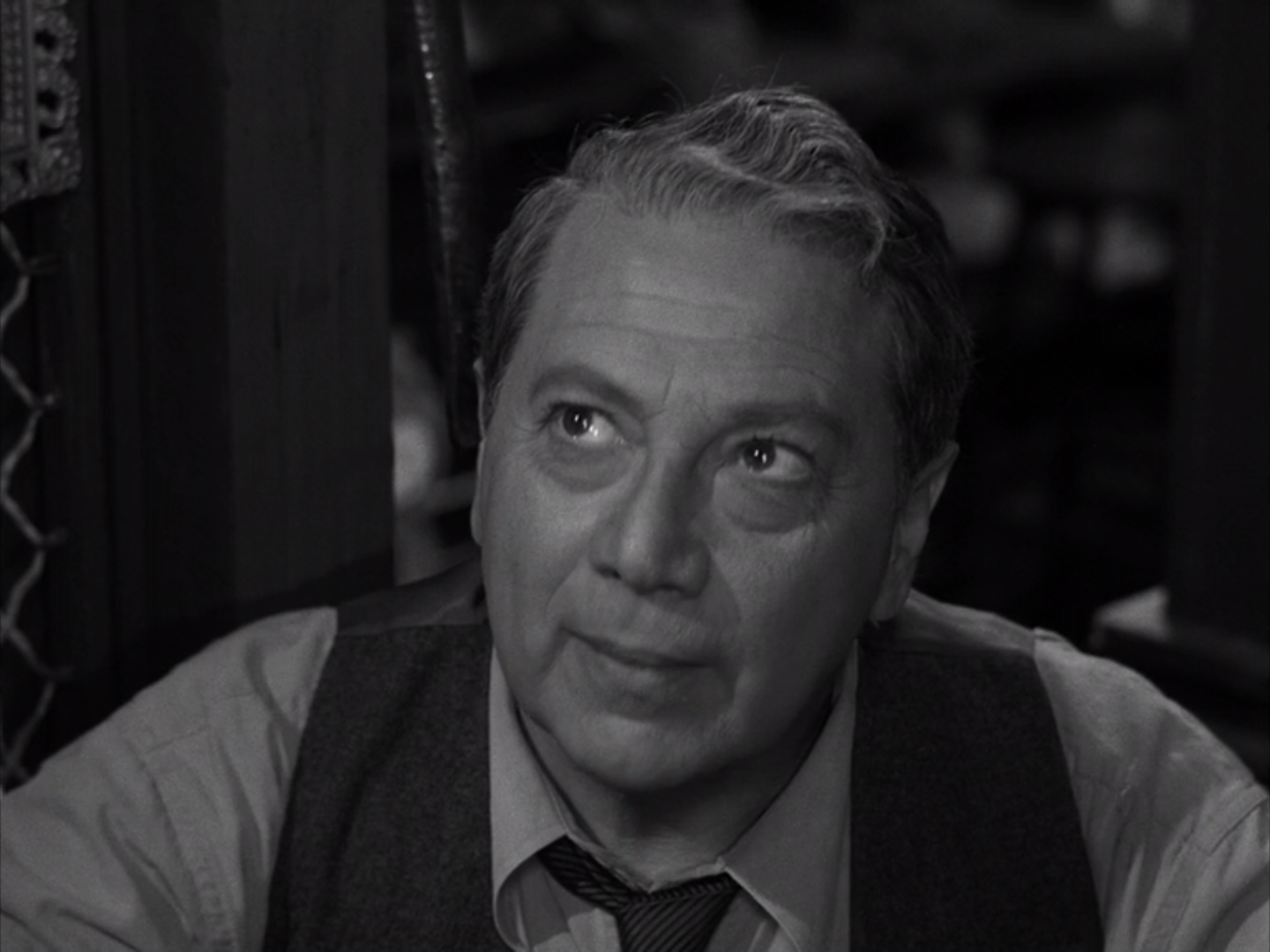 Luther Adler as Arthur Castle from the Twilight Zone episode "The Man in the Bottle."