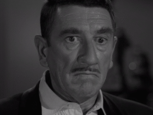 Richard Haydn as Bartlett Finchley from the Twilight Zone episode "A Thing about Machines"