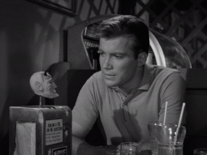 William Shatner as Don from the Twilight Zone episode "Nick of Time"