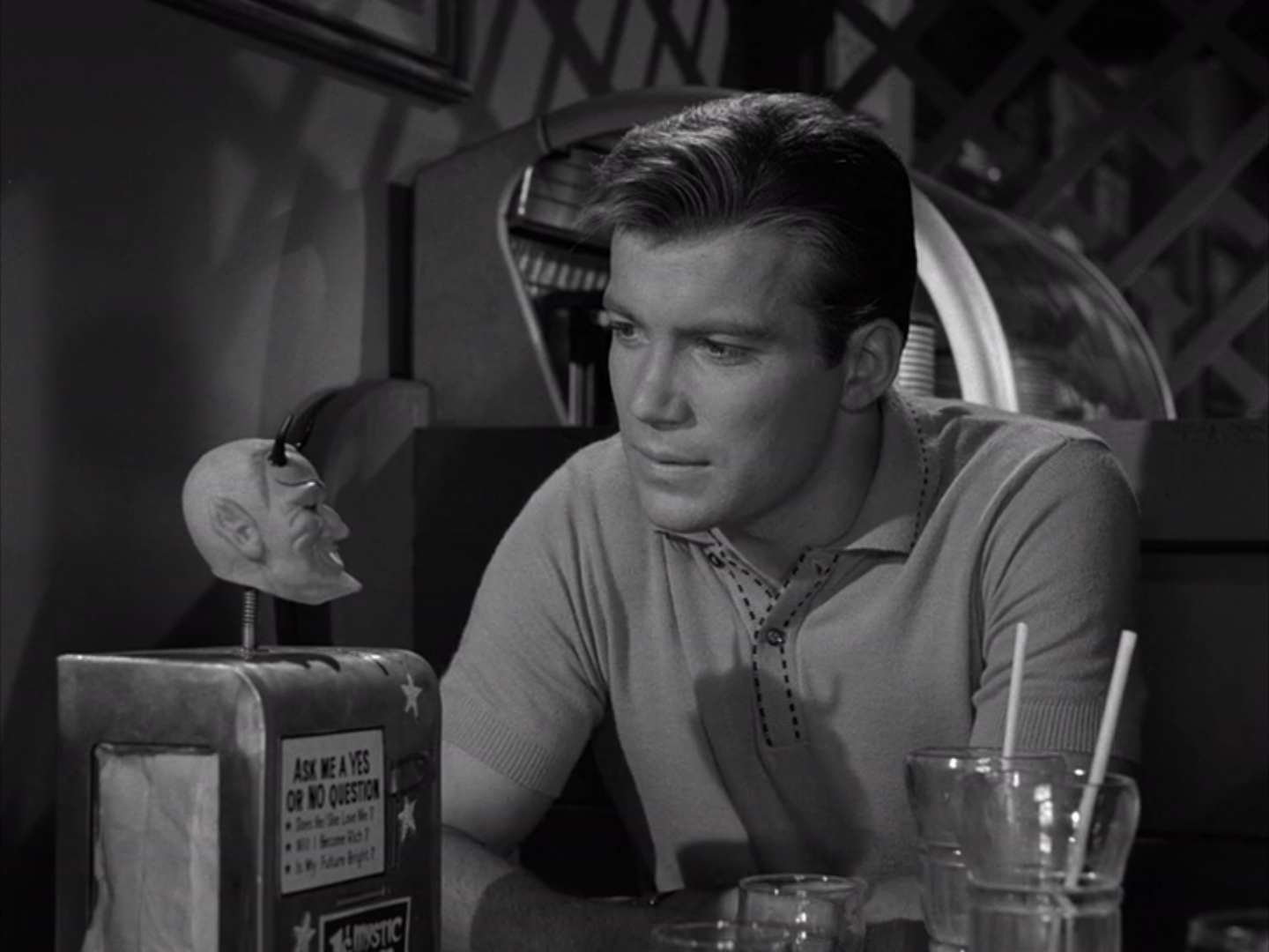 William Shatner as Don from the Twilight Zone episode "Nick of Time"