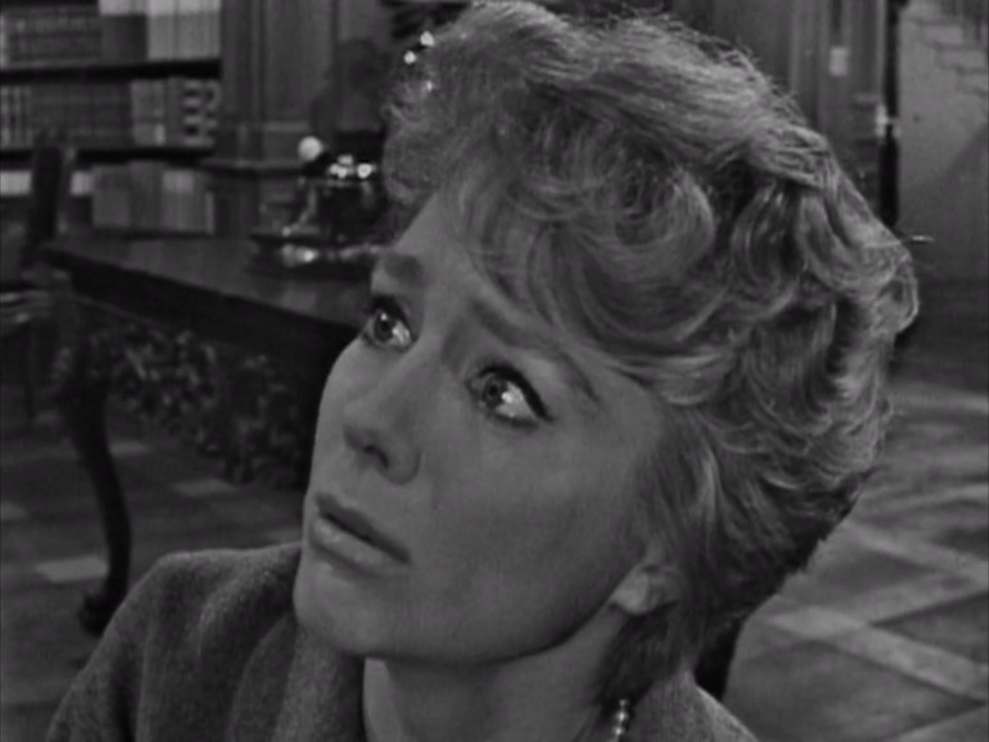 Inger Stevens as Jana from the Twilight Zone episode "The Lateness of the Hour"