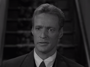 Russell Johnson as Peter Corrigan from the Twilight Zone episode "Back There"