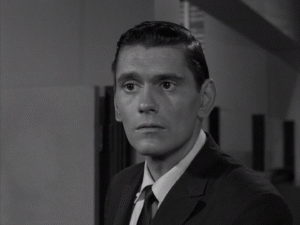 Dick York as Hector B. Poole from the Twilight Zone episode "A Penny for your Thoughts"