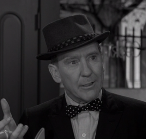 Burgess Meredith as Luthor Dingle from the Twilight Zone episode "Mr. Dingle, the Strong"