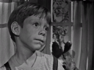 Billy Mumy as Billy from the Twilight Zone episode "Long Distance Call"