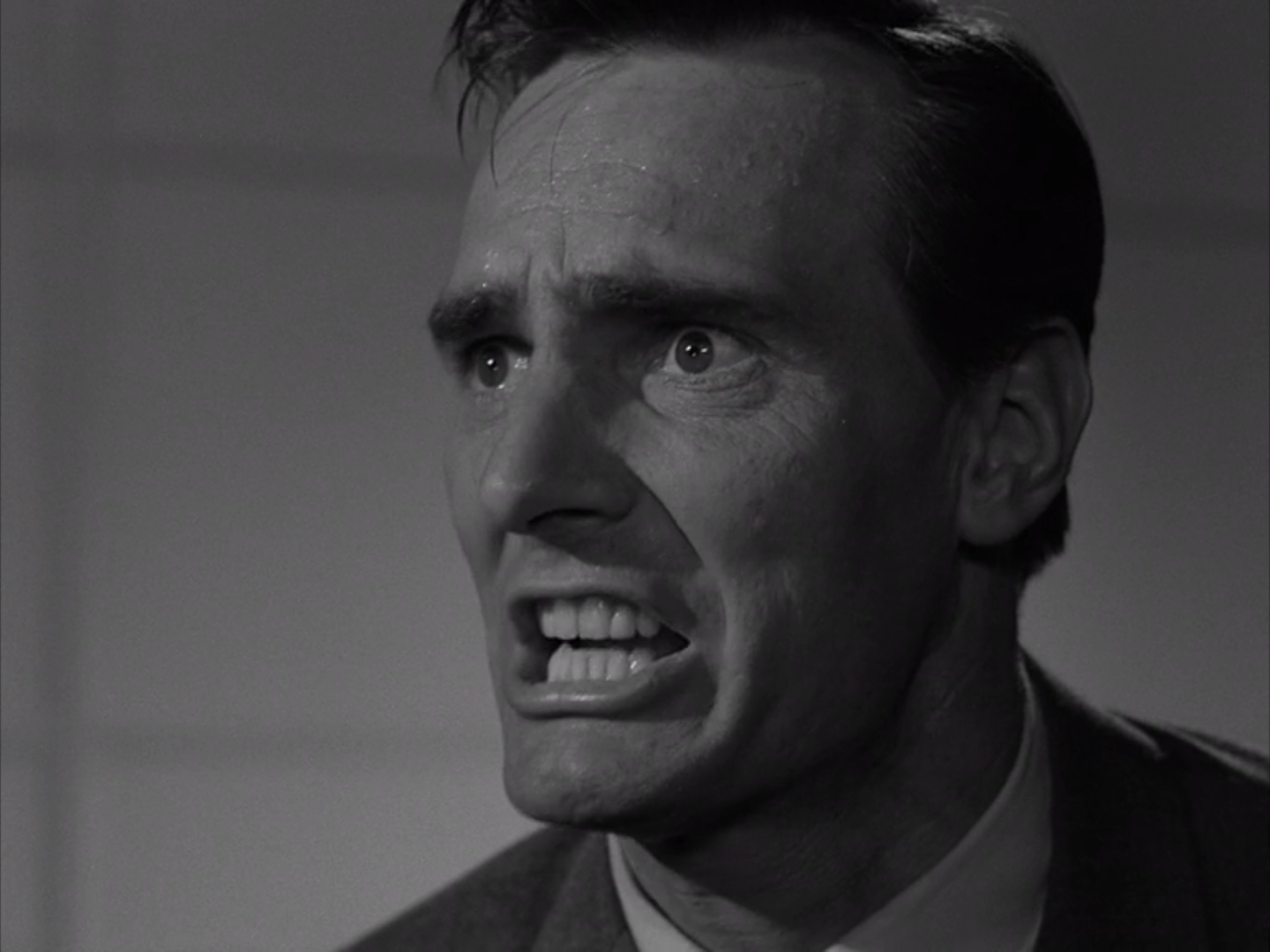 Dennis Weaver as Adam Grant from the Twilight Zone episode "Shadow Play"