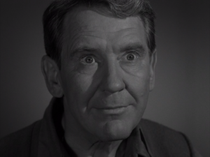 Burgess Meredith as Romney Wordsworth from the Twilight Zone episode "The Obsolete Man."