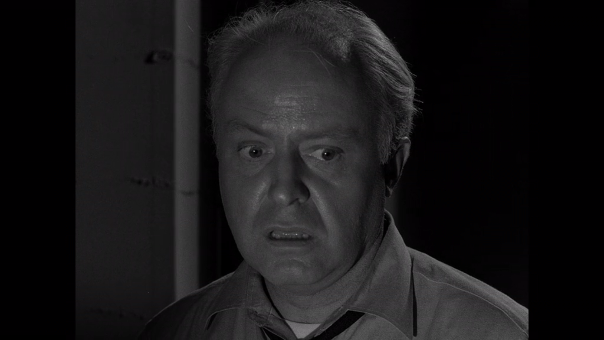 Larry Gates as Dr. Bill Stockton from the Twilight Zone episode "The Shelter"