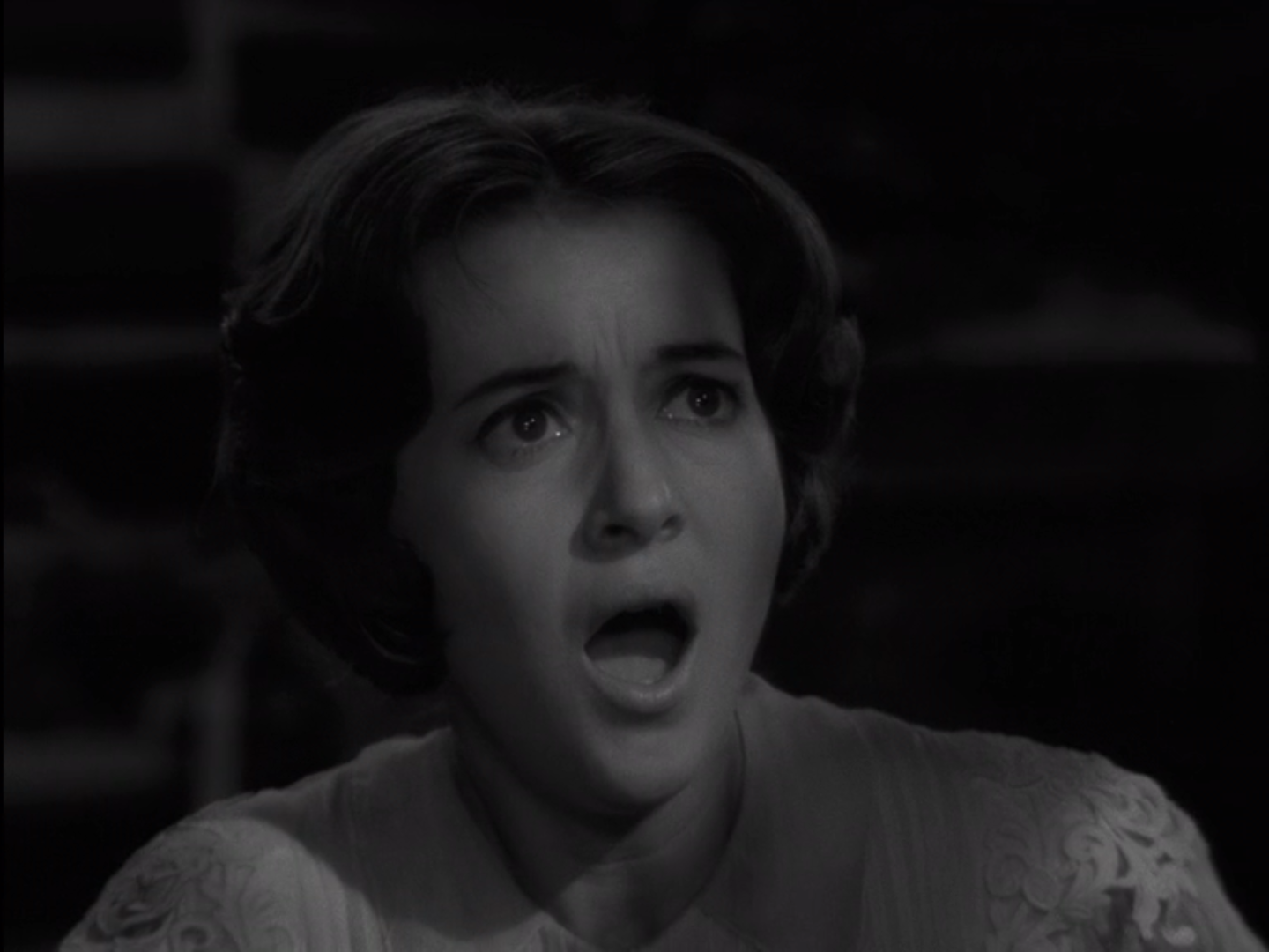 JoAnne Linville as Lavinia from the Twilight Zone episode "The Passersby"